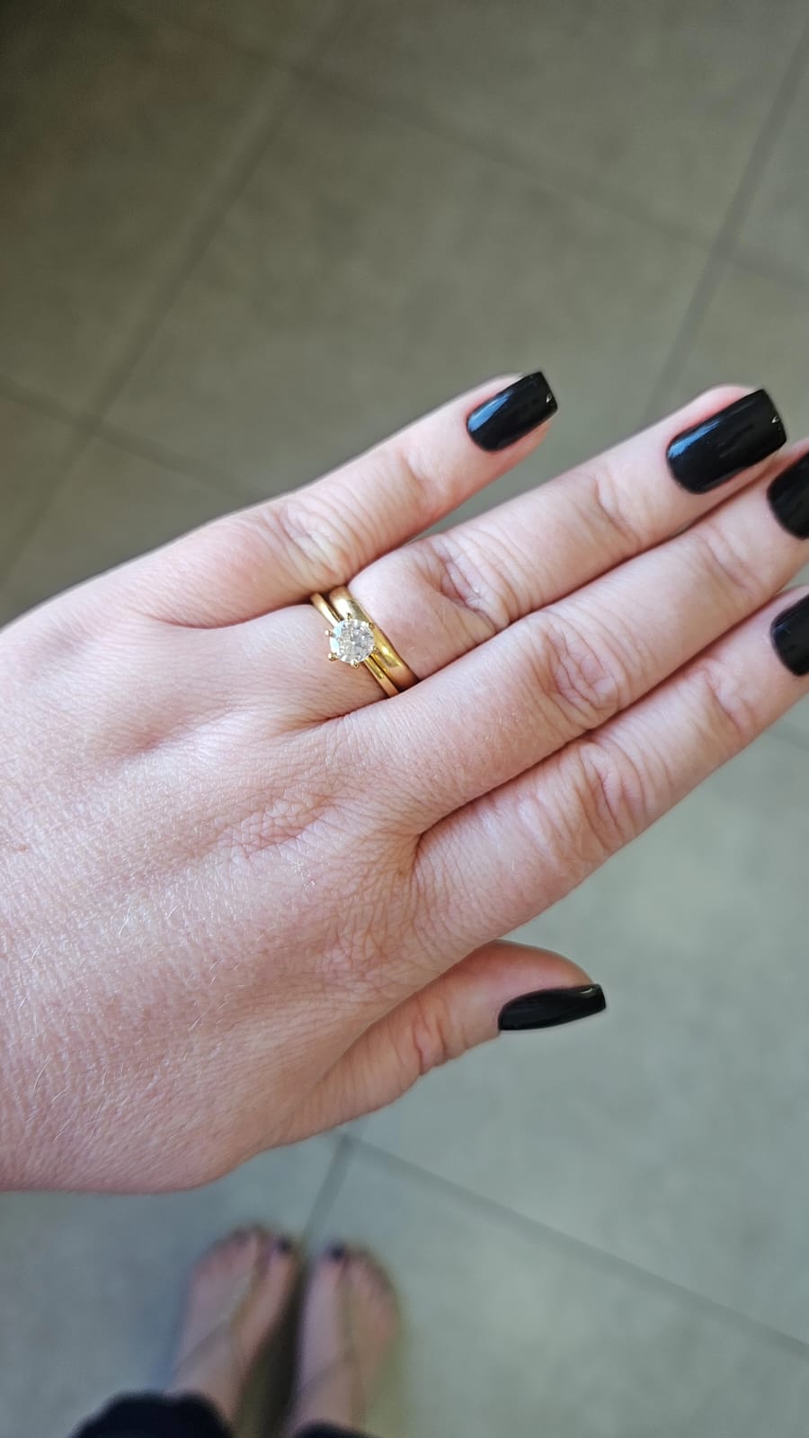 Anel Solitário 8mm Gde