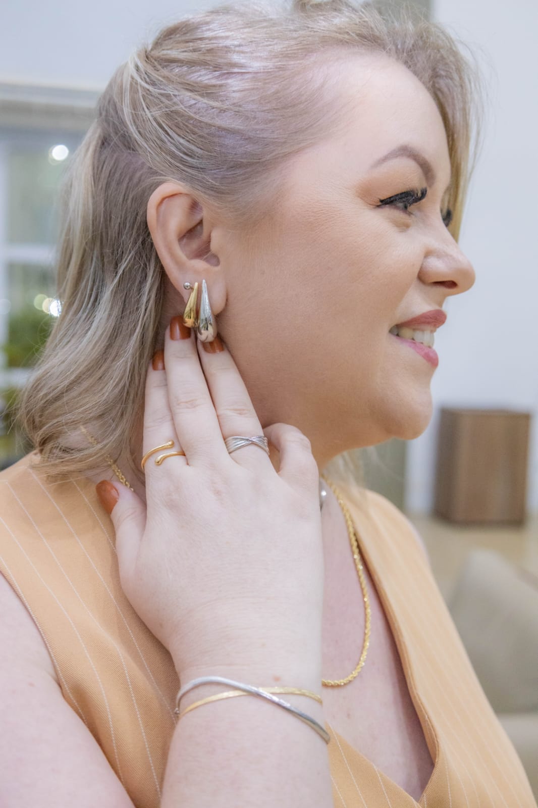 Brinco Gota Clic Grossa Gde R