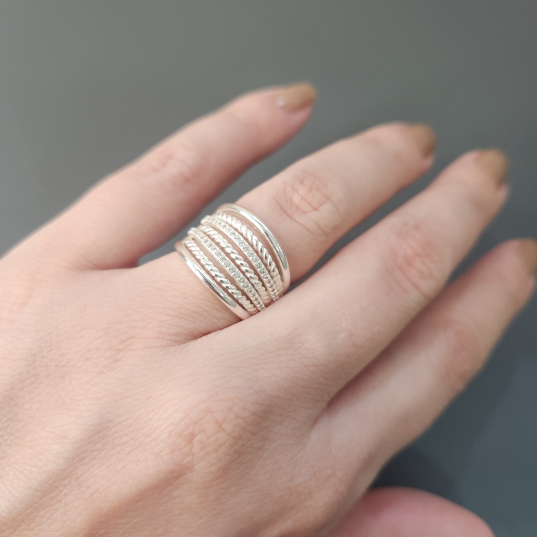 ANEL PRATA TORCIDO ZIRC