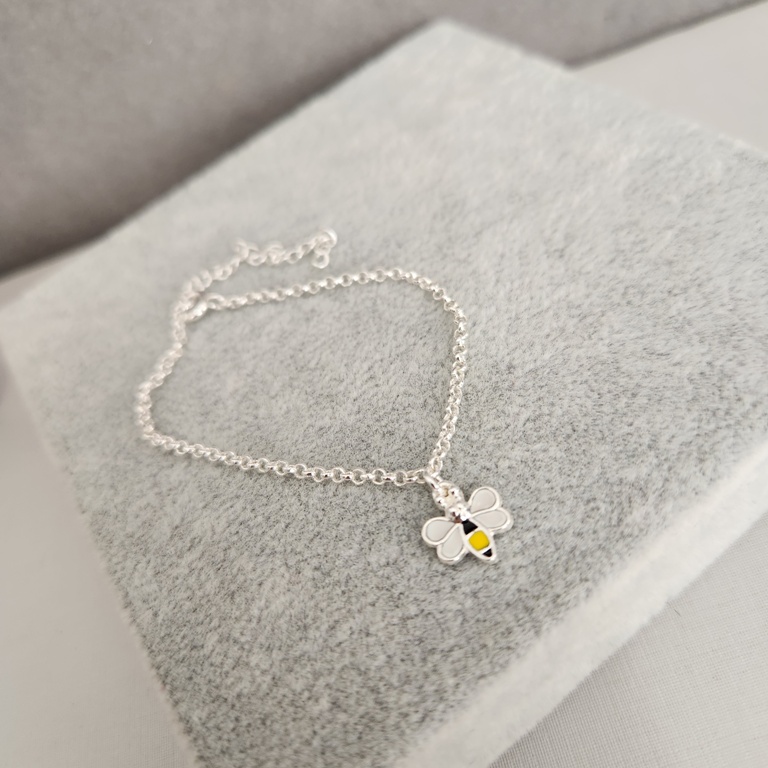 PULSEIRA PRATA ABELHINHA