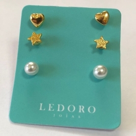 TRIO FO CORAÇÃO ESTRELA PÉROLA