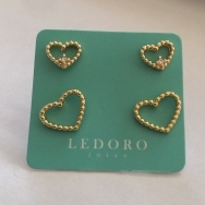 DUETO FO CORA DETALHE BOLINHA 7MM ZIRC 9MM