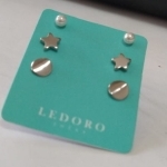 TRIO AÇO PÉROLA  3MM ESTRELA LISA 5MM  CHAPA LISA 5MM