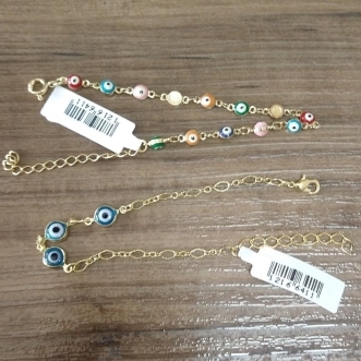 PULSEIRA FO OLHO GREGO DIVERSAS