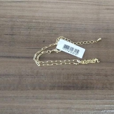 PL FO CARTIER 2MM PG AMOR PEND 16CM + ALONG