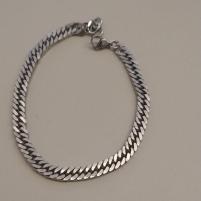 PULSEIRA  AÇO GRUME DUPLA 6MM