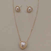 CONJ FO PEROLA CORA DETALHE BOLINHA CORR VENEZ