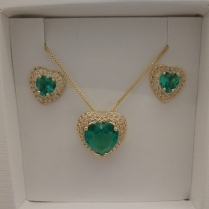 CONJ FO CORA VERDE ZIRC 3 FIL