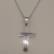 COL AÇO CRUZ 3 CM TRABALHADA CORR 50CM CADEADO