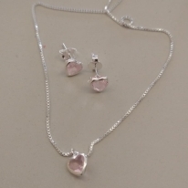 CONJ PRATA PURA CORA ZIRC 6MM
