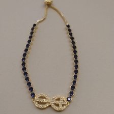 PULSEIRA FO INFINITO CRAV GRAVATA AZUL