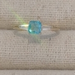 ANEL FO ZIRC QDD 5MM AZUL CLARO 2 BAGUETE LATERAL