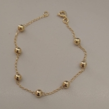 PULSEIRA FO 7 BOLA LISA 5MM CORR GRUME 18CM