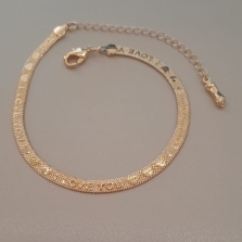 PULSEIRA FO FITA LISA LOVE YOU 4MM 18CM+ALONG