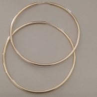 ARGOLA FO FIO TUBO  FECHO INVISIVEL 6CM 1,6MM