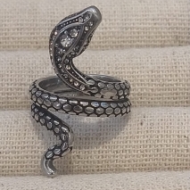ANEL AÇO COBRA CRAVEJ ESCAMA