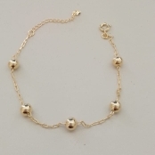 PL FO 5 BOLA LISA 5MM CORR CARTIER FINA  17CM + ALONG