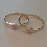 ANEL FO FLOR 7 ZIRC 4MM  BASE VAZ
