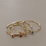 ANEL FO  CX BAIXA  STRASS 2MM COLORIDOS