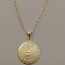 COLAR FO MANDALA PAI NOSSO CORR CARTIER 45CM 2,5MM