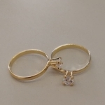 ANEL FO SOLITÁRIO CX ALTA ZIRC 4MM 4 PONTAS