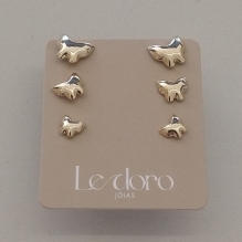 TRIO FO BORBOLETA LISA 7MM 5MM 4MM
