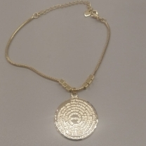 PULSEIRA FO MANDALA  PAI NOSSO 25MM CORR RABO DE RATO 6 QDD