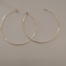 ARGOLA FO FIO  6CM LISA 1MM TARRACHA