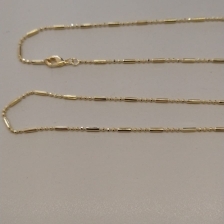 CORRENTE FO TUBINHO 3 BOLINHA 70CM