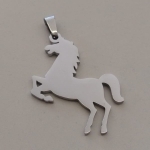 PINGENTE AÇO CAVALO LISO CHAPA 30MM