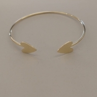 BRACELETE FO LISO CORA DUPLO  CHAPA