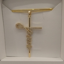 CONJ FO JESUS CRAVEJ 32MM CORR VENZ 45CM + ALONG