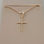 COLAR FO CRUZ PALITO LISA 11MM CORR VENEZ 50CM