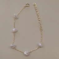 PL FO  5 PEROLAS IRREGULAR TRIANGULAR CORR CARTIER 16CM + ALONG