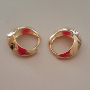 BRINCO FO ARGOLA GOTA LISA CLICK  RISCO MEIO