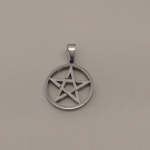 PINGENTE AÇO ESTRELA DE DAVI RDD 16MM