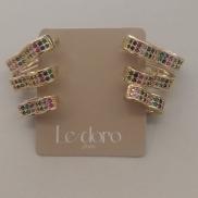 TRIO FO CORA ZIRC 2 FIL COLORIDO GROSSO VERSO GOTA 17MM 13MM 10MM