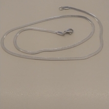 CHOKER AÇO FITA LISA 2,5MM 45CM
