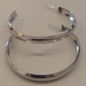 ARGOLA AÇO LISA 5CM  5MM