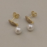 BRINCO FO CRAVEJ OVAL PEROLA PEND 5MM
