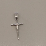 PINGENTE AÇO CRUZ CRISTO PALITO 11MM