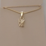 COLAR FO INF  LOVE COM CORA CORR 40CM