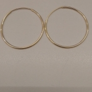 ARGOLA FO FIO TUBO FECHO INVISIVEL 4CM  1,5MM