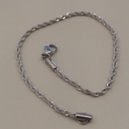 PULSEIRA AÇO CORDÃO BAIANO 1,8MM 21CM