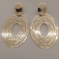 BRINCO FO  ESPIRAL BASE OVAL LISA LEVE