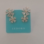 BRINCO FO FLOR DUPLA ZIRC GOTA