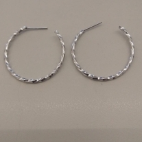 ARGOLA AÇO TORCIDA 3CM