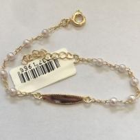 PL FO INF CHAPA OVAL 10 PÉROLAS 14CM + ALONG