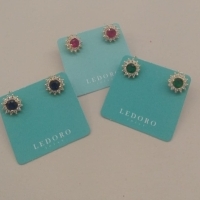 BRINCO FO FLOR ZIRC CRAVEJ RDD 8MM AZUL VERDE VERMELHO