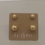DUETO FO BOLA CRAQUELADA 4MM 6MM
